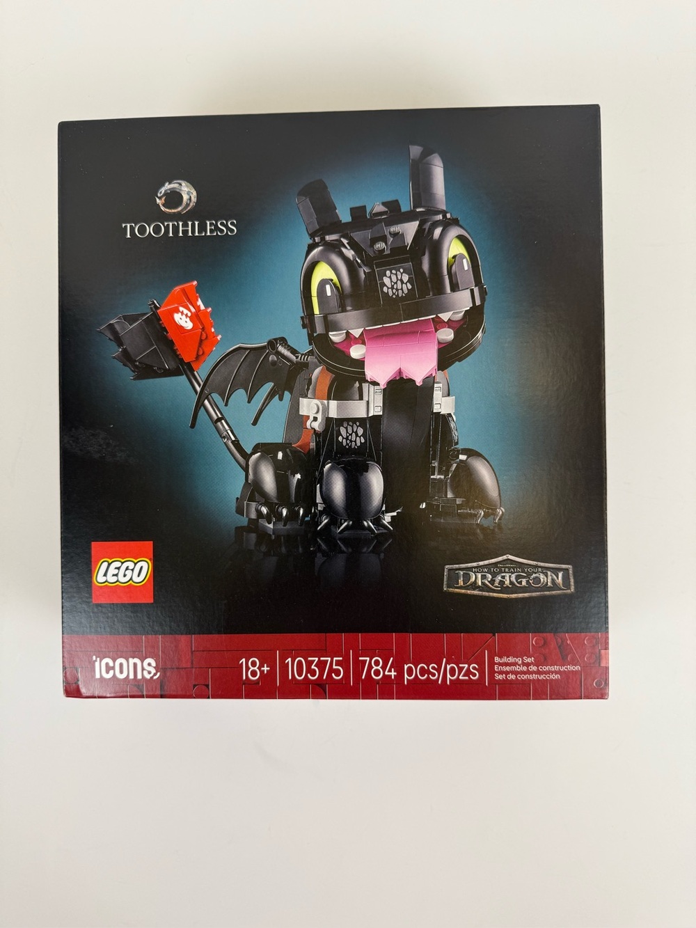 LEGO Toothless Dragon Buildable Model - 10375 Black - New Sealed
